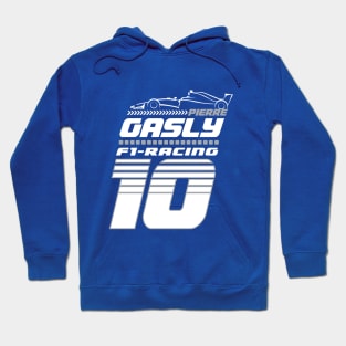 Piere Gasly 10 Formula One Racing F1 Driver Hoodie